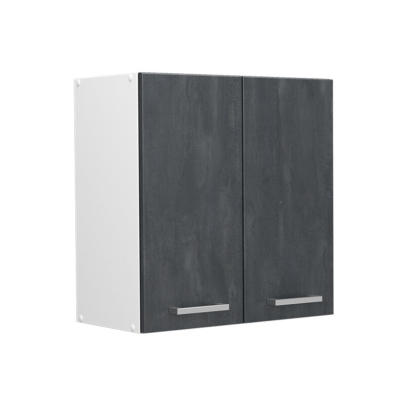 foto del prodotto pensile da cucina r line, calcestruzzo nero, 60 cm, vicco