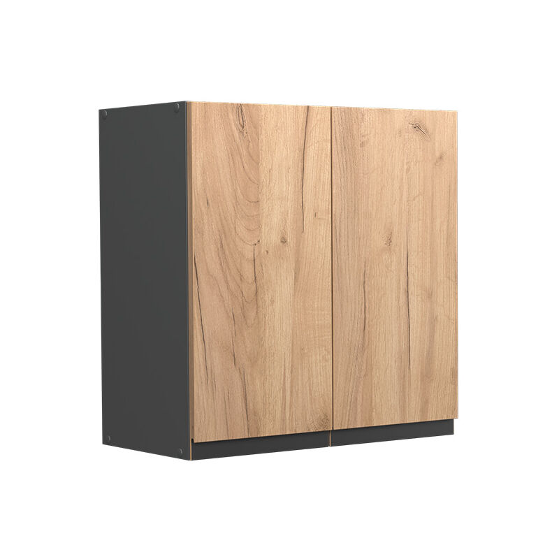 foto del prodotto pensile da cucina r line, quercia dorata, 60 cm forma a j vicco