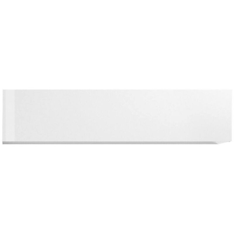 foto del prodotto pensile da parete, made in italy, con anta a ribalta, mobile da soggiorno sospeso, cm 180x30h40, colore bianco lucido, con imballo rinforzato dmora