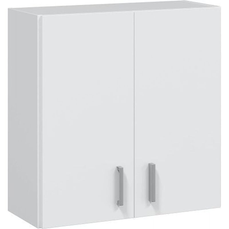 foto del prodotto pensile multiuso bagno lavanderia bianco 60x59x26,5cm