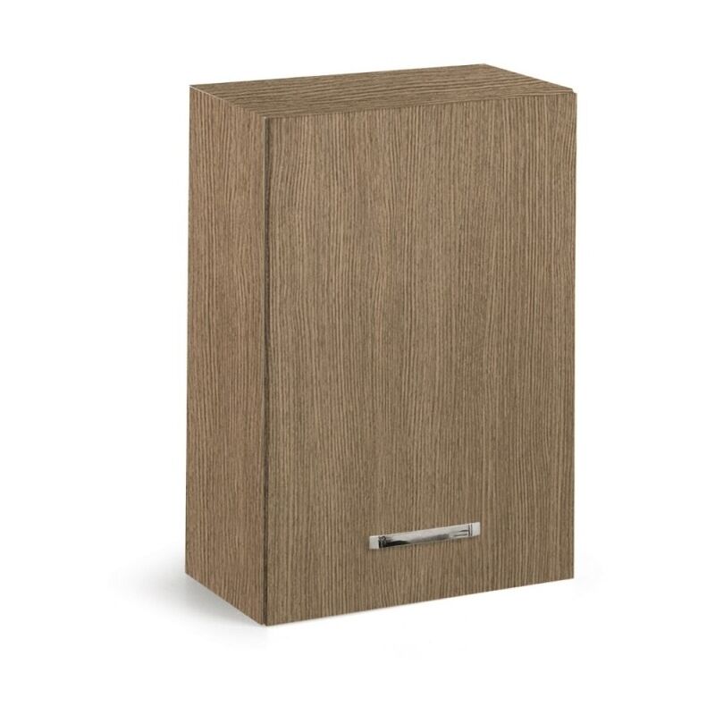 foto del prodotto pensile scolapiatti con anta 60x33x96h colore rovere promenade