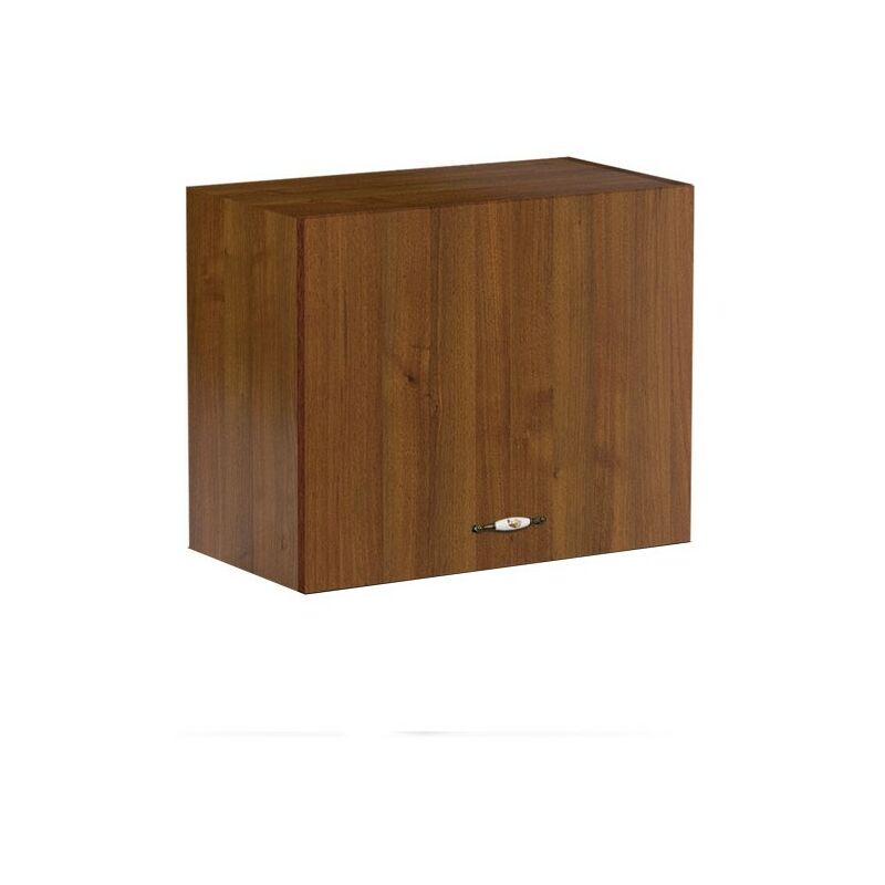 foto del prodotto pensile sopracappa noce antico con anta da cucina cm 60x32xh49