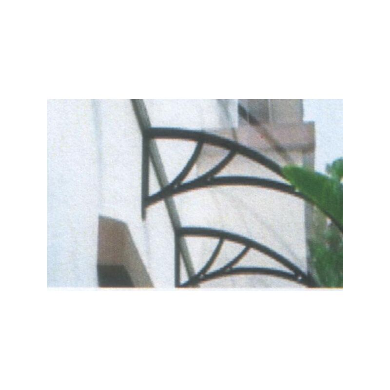 foto del prodotto pensilina con supporti in resina cm.100x120
