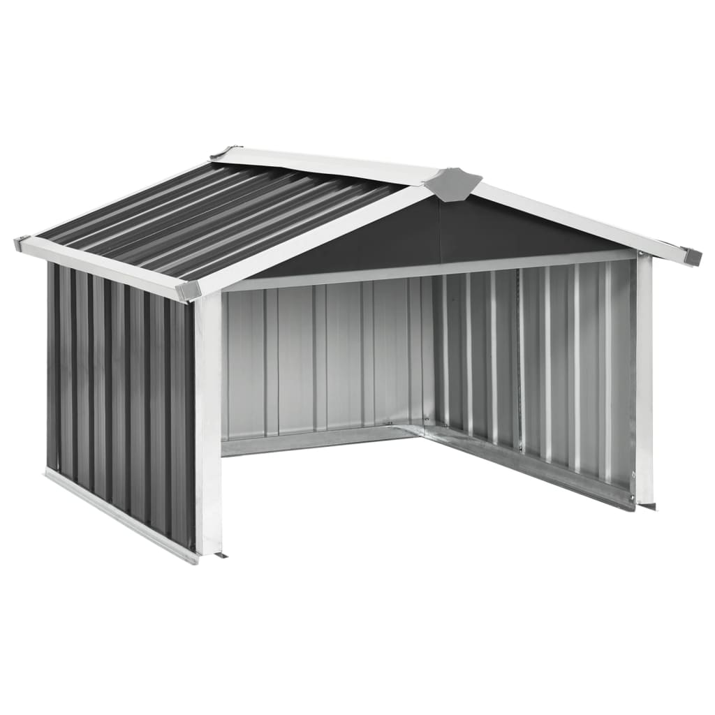 foto del prodotto pensilina per robot da giardino 92 x 97 x 63 cm acciaio zincato antracite 02 0022394