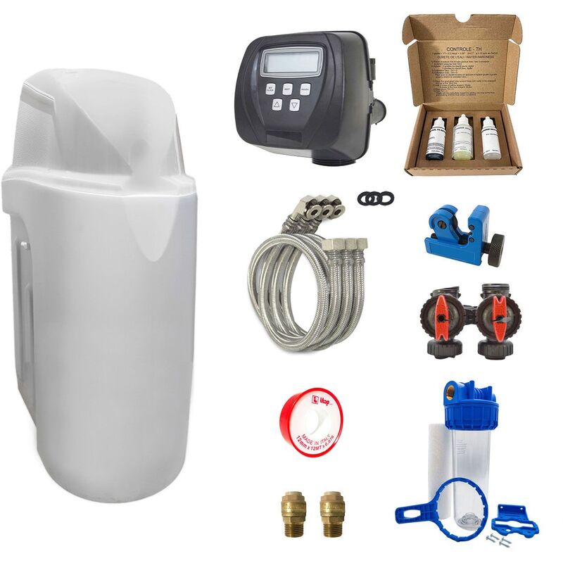 foto del prodotto pentair addolcitore acqua 8l clack ws1 completo di kit installazione