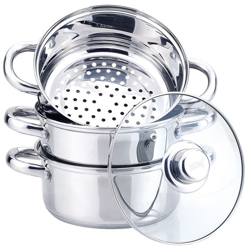 foto del prodotto pentola a vapore kinghoff 24 cm kh 3319