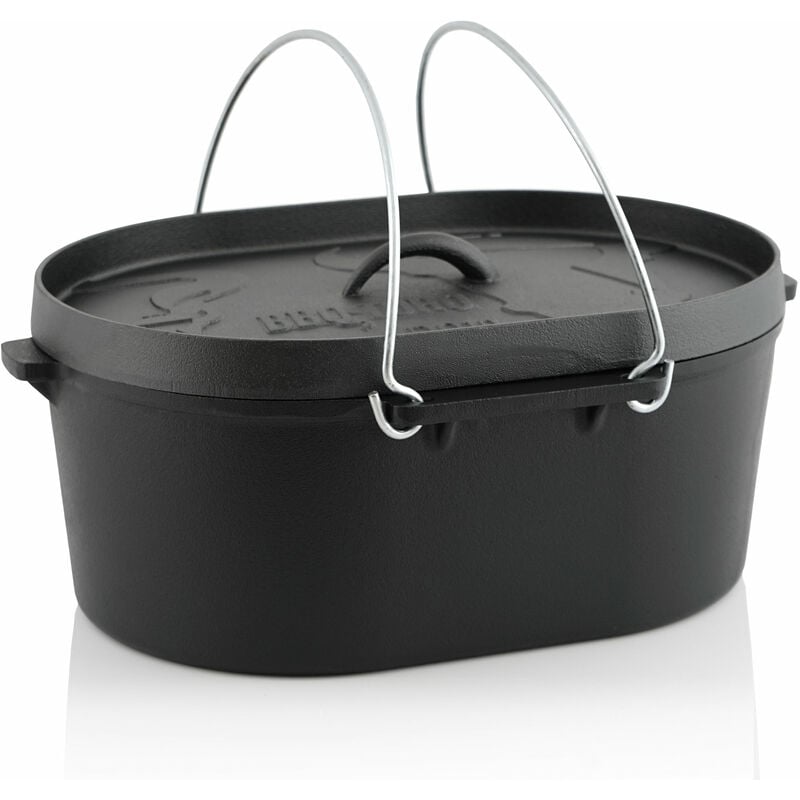 foto del prodotto pentola da forno olandese do10 pentola in ghisa da 9,3 l, teglia da 10 qt bbq toro