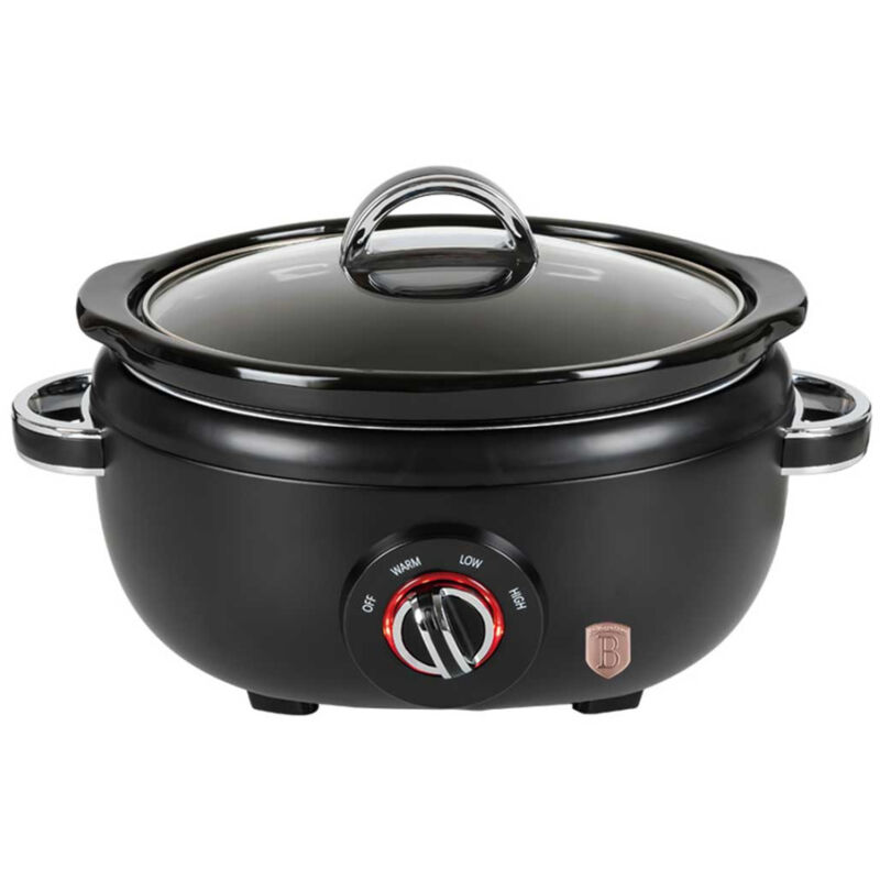 foto del prodotto pentola elettrica a cottura lenta 3,5l berlinger haus bh 9669 rosa nera