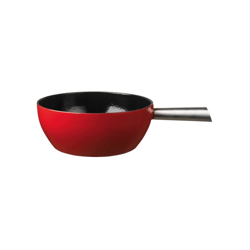 foto del prodotto pentola per fonduta in ghisa rossa 24cm 7324.0214 stockli