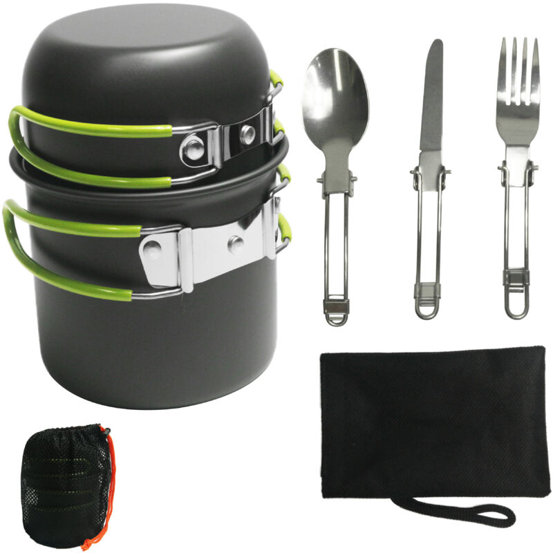 foto del prodotto pentole, padelle, utensili da cucina, pentole da campeggio, da picnic, da escursionismo sollbry