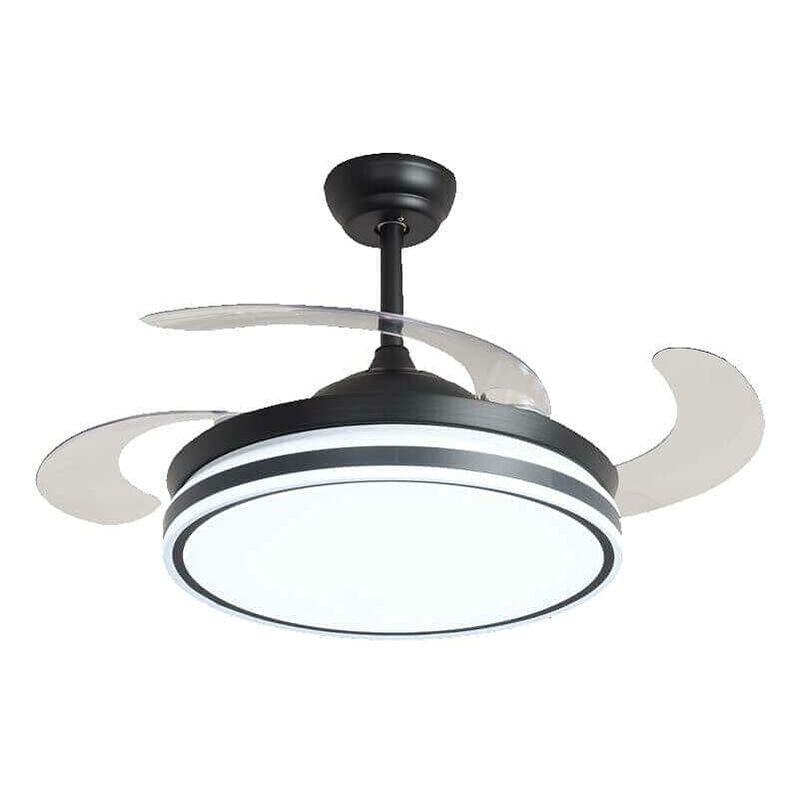 foto del prodotto pepeo ventilatore da soffitto ganuwa con illuminazione a led con telecomando, dotato di innovativo meccanismo di apertura e apertura delle ali 60