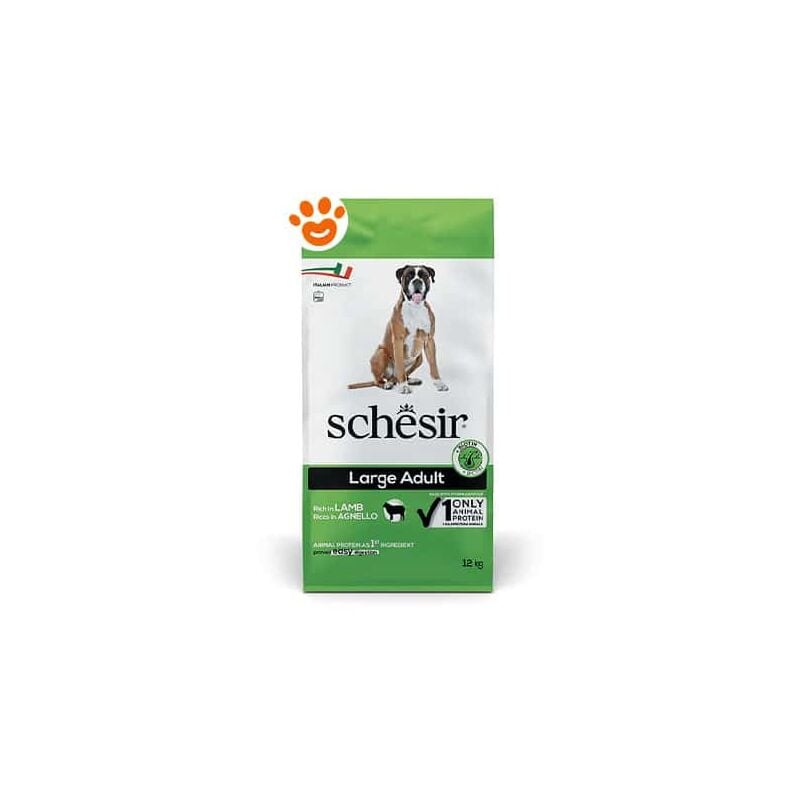 foto del prodotto per cani adult large con agnello da 12 kg schesir