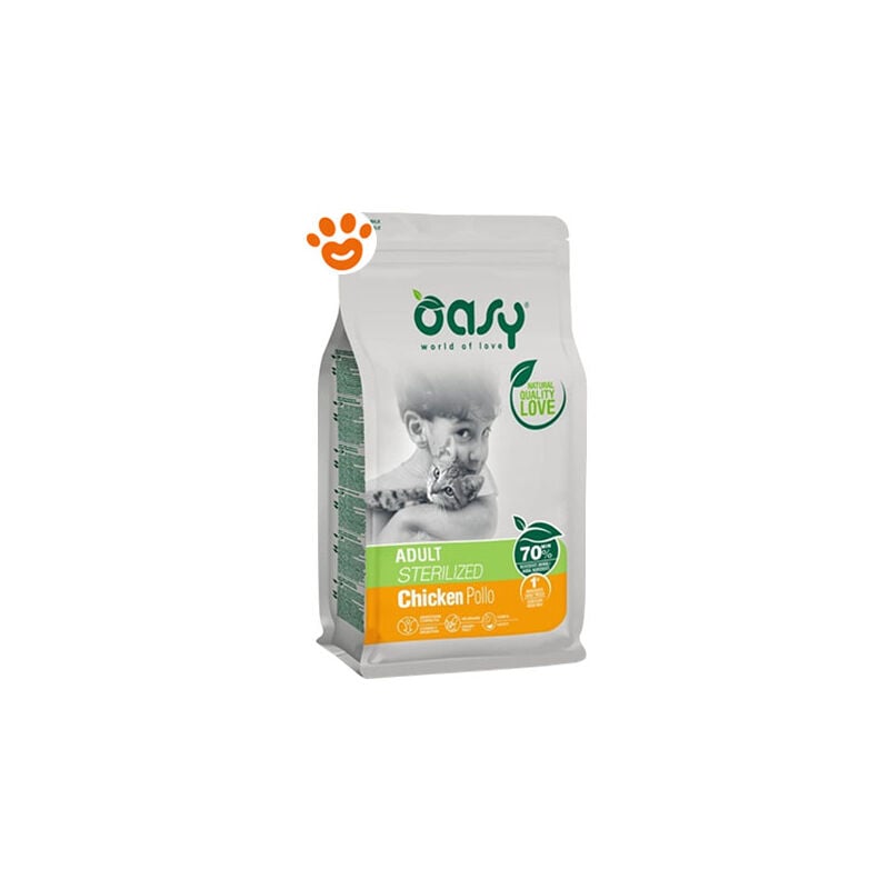 foto del prodotto per gatto adult sterilized con pollo da 1,5 kg - oasy