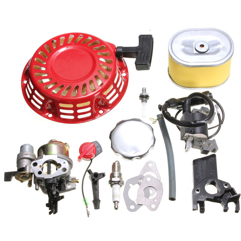 foto del prodotto per honda gx160 gx200 5.5hp kit motore carburatore rinculo bobina di accensione candela filtro aria ulisem
