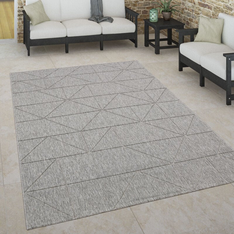 foto del prodotto per interni ed esterni, per terrazza e balcone, anti intemperie, scandinavo 80x150 cm, grigio 3 paco home