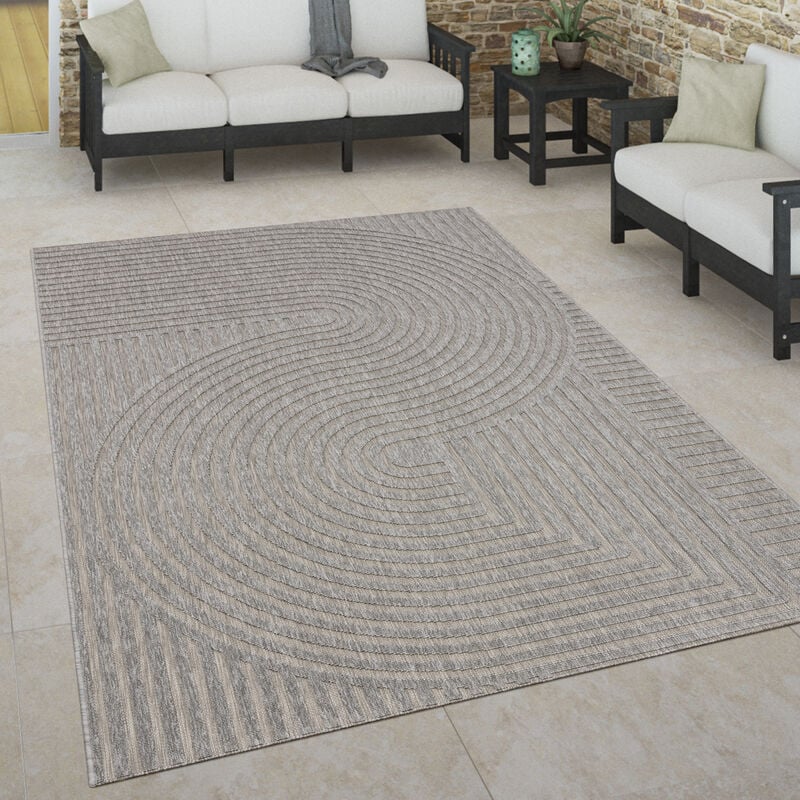 foto del prodotto per interni ed esterni, per terrazza e balcone, anti intemperie, scandinavo 80x150 cm, grigio 4 paco home