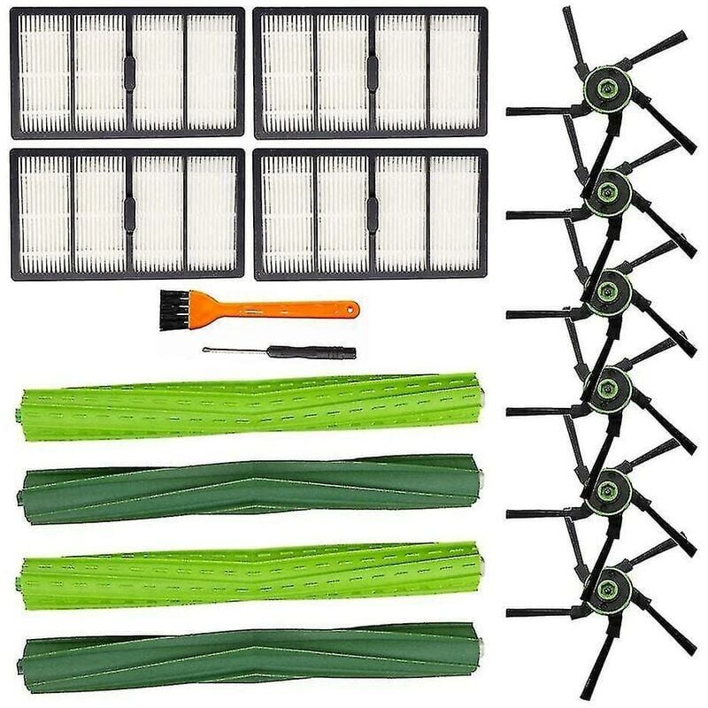 foto del prodotto per irobot roomba s9 9150 s9 s9 plus spazzola laterale a rullo con filtro hepa