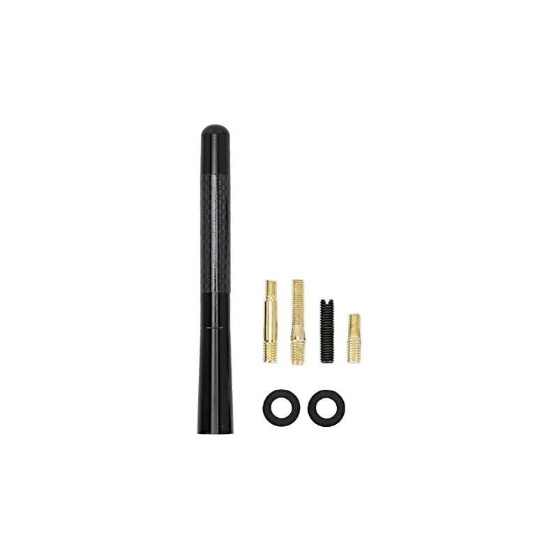 foto del prodotto per mini r55 antenna per mini r56 antenna antenna da 4,7 pollici, abs decorazione universale per antenna radio sul tetto dell auto con viti adatta