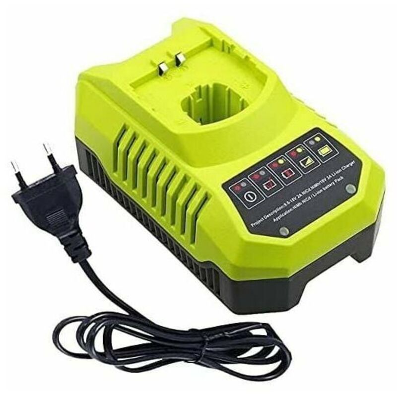 foto del prodotto per ryobi p117 p118 p118 caricabatterie per ryobi one 9.6 v 18v lithium ion nimh batteria p100 p102 p103 p104 p105 p107 p108 p109 18 volt one 