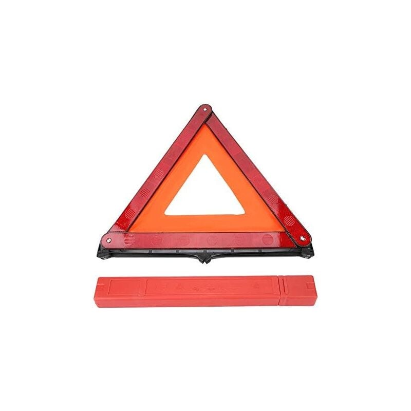 foto del prodotto per triangolo di emergenza triangolo riflettente, triangoli di emergenza, triangolo riflettente pieghevole per auto, segnale di avvertimento, segnale di avvertimento, segnale di avvertimento