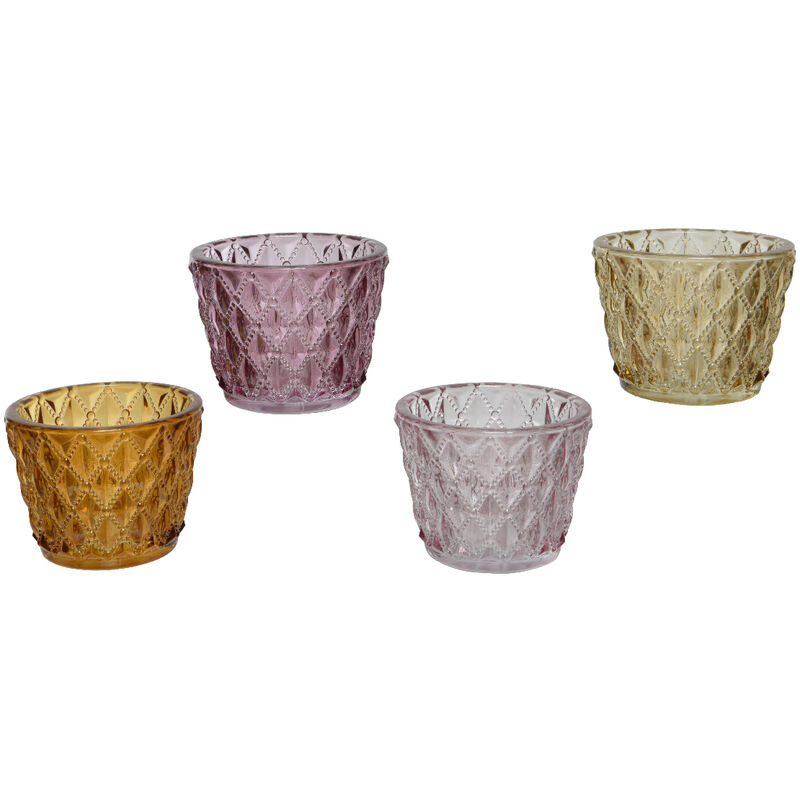 foto del prodotto peragashop 1 bicchiere porta t light in vetro colore assortito