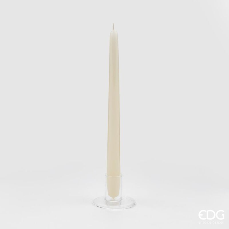 immagine 0 del prodotto peragashop 1 candela a stelo cono crema d.2,2 h.28 edg