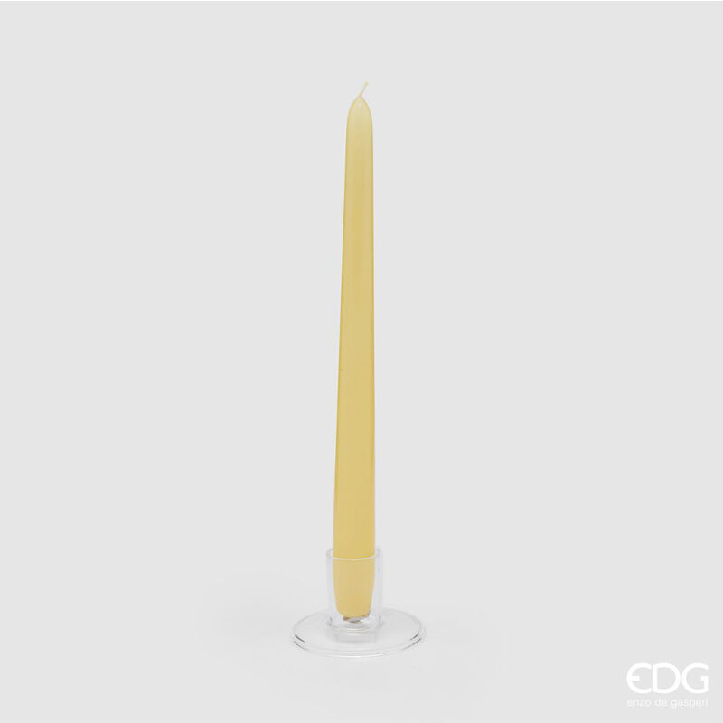 foto del prodotto peragashop 1 candela a stelo cono gialla d.2,2 h.28 edg