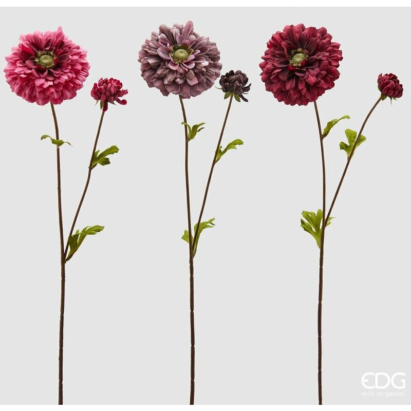 foto del prodotto peragashop 1 ramo artificiale con zinnia h63cm assortito natale decor casa