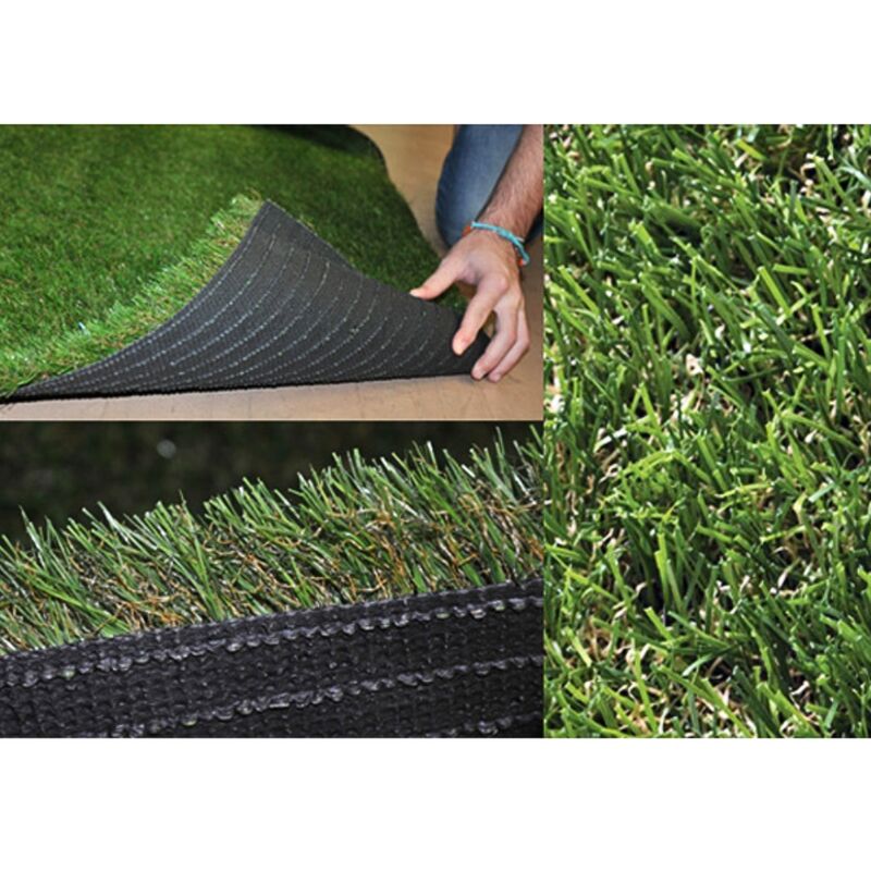 foto del prodotto peragashop 40 metri quadri prato sintetico calpestabile 40 mm finta erba tappeto giardino