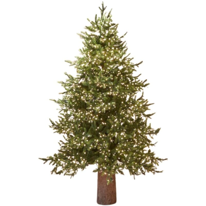 foto del prodotto peragashop - albero di natale 'pino luxury' con led integrati, in pe effetto real touch -180 cm