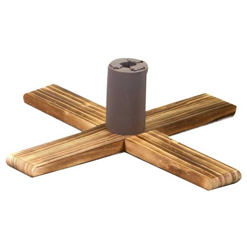 foto del prodotto peragashop base albero legno regolabile naturale quadro 3 misure cm54x54h16