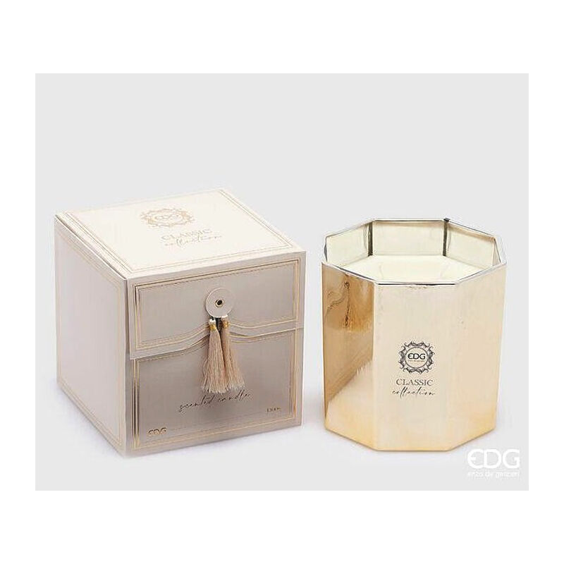 foto del prodotto peragashop edg, candela collezione classica 8.5xh8.5cm fragranza oud oro, natale, decorazioni casa