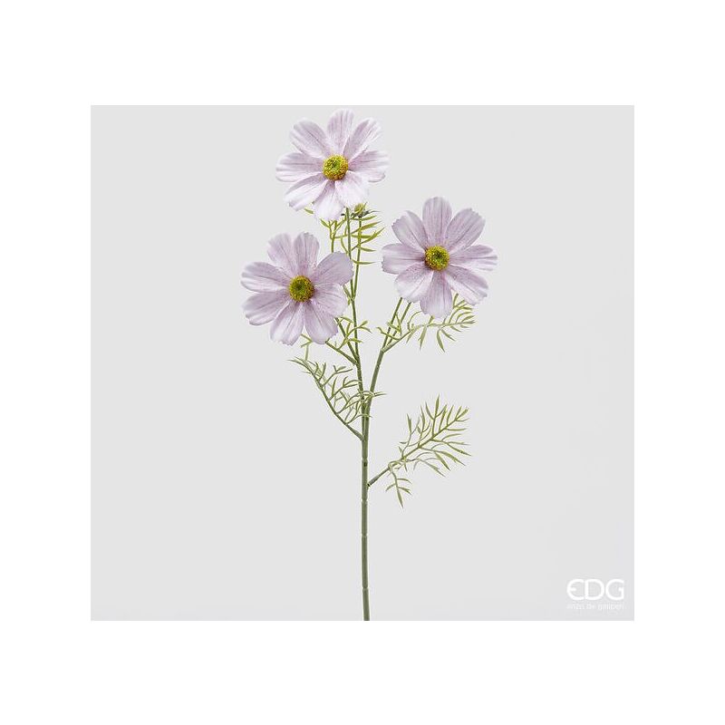 foto del prodotto peragashop edg, ramo artificiale cosmos, violetto, effetto real touch, decorazioni casa, fiori artificiali