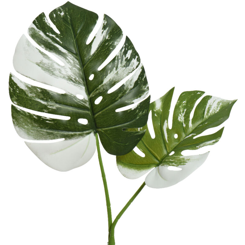 foto del prodotto peragashop fiore artificiale verde in poliestere con stelo