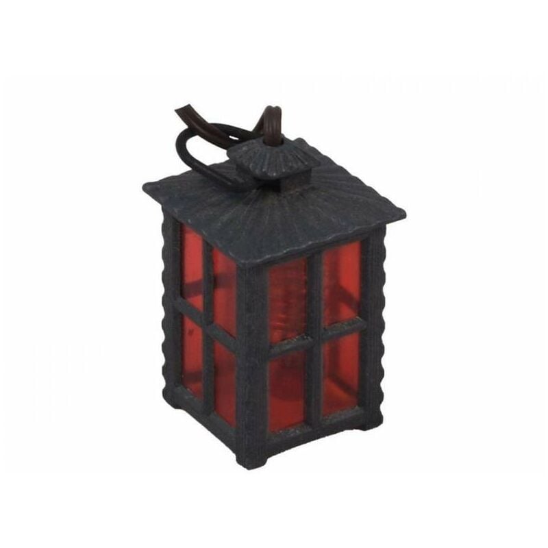 foto del prodotto peragashop lanterna in metallo h 4,5 cm luce rossa 3,5 v accessori presepe a47r