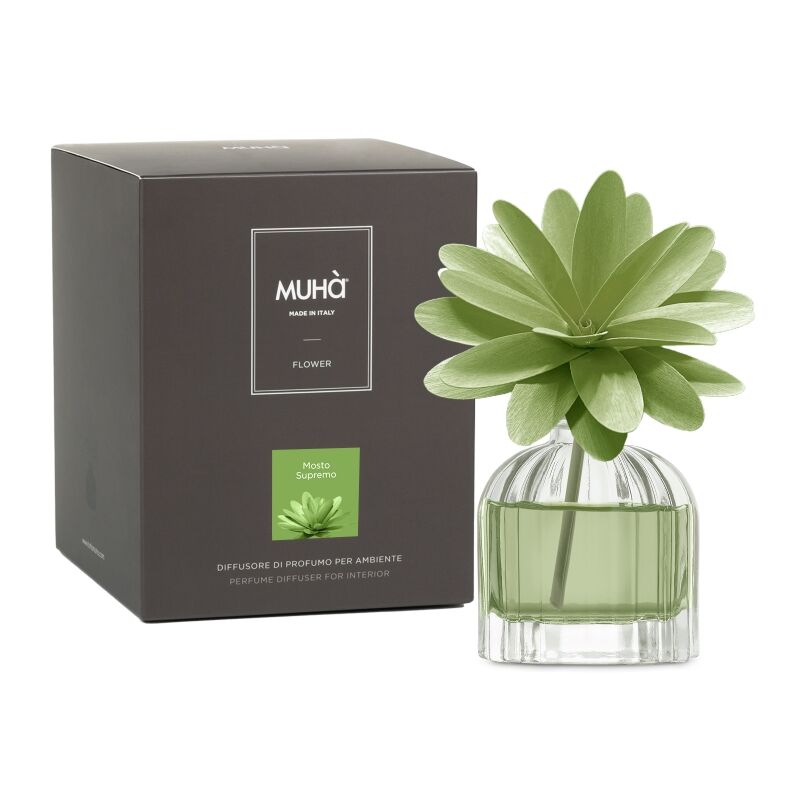 foto del prodotto peragashop profumatore d ambiente flower diffuser mosto supremo 60 ml muha