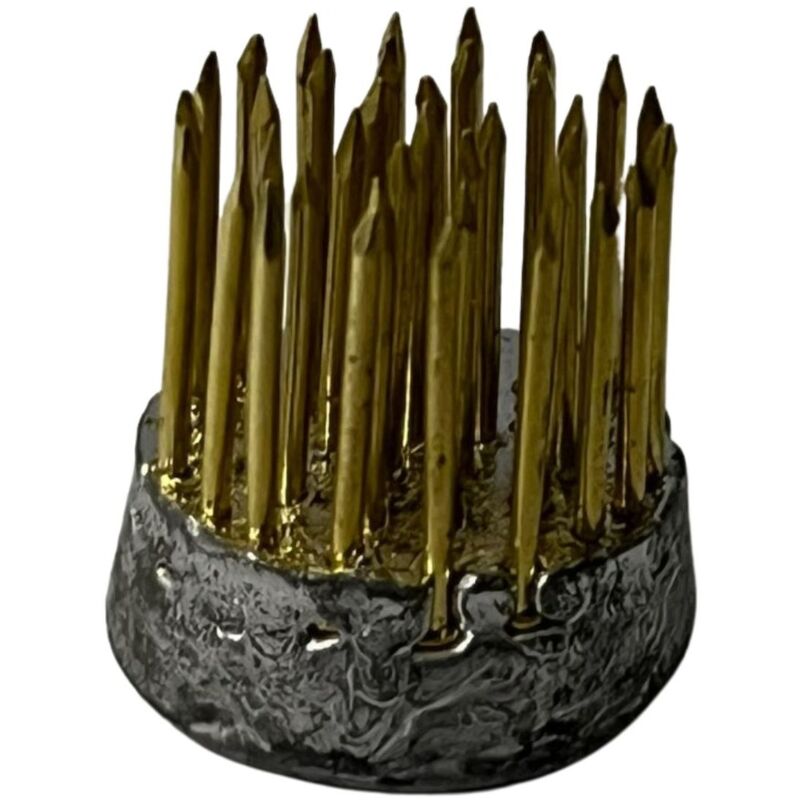 foto del prodotto peragashop reggiofiori kenzan diametro 2cm punte ottone fiori recisi ikeabana supporto