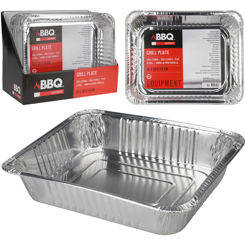 foto del prodotto peragashop teglia grill bbq in alluminio 36x29x8cm