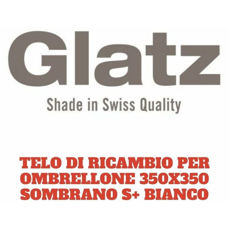 foto del prodotto peragashop telo di ricambio per ombrellone 350x350 sombrano s bianco