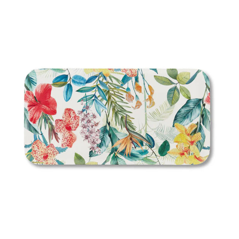 foto del prodotto peragashop zani serafino, vassoio rettangolare grande garden 38x19xh1,50 cm, cucina, accessori