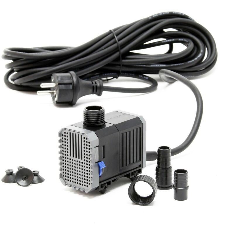 foto del prodotto percorso di filtraggio con pompa per laghetto 500 litri all ora 7 watt cavo 10 m