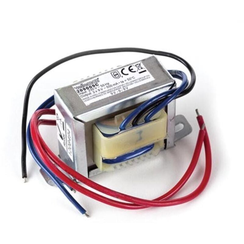 foto del prodotto perel 139087 trasformatore, un design aperto, 9 va