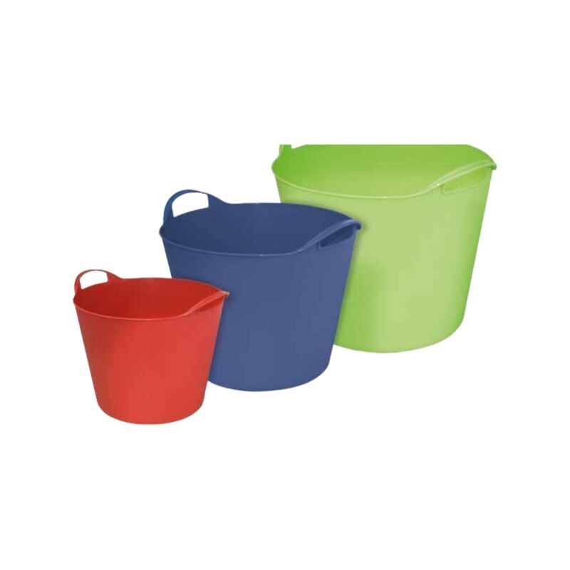 foto del prodotto perel art plast secchio contenitore multiuso flex bag 42 cm 24 lt blu