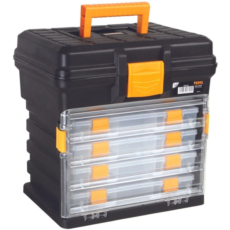 foto del prodotto perel cassetta degli attrezzi per hobby 340 x 272 x 341 mm 31,5 l