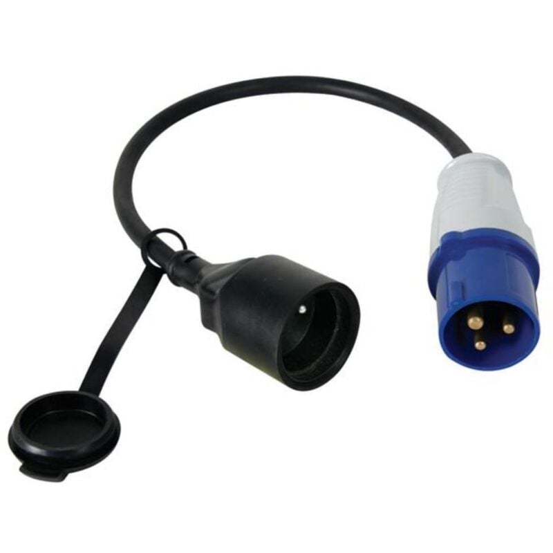 foto del prodotto perel cavo adattatore presa a spina cee presa francese h07rn f 3g2,5 0,4 m