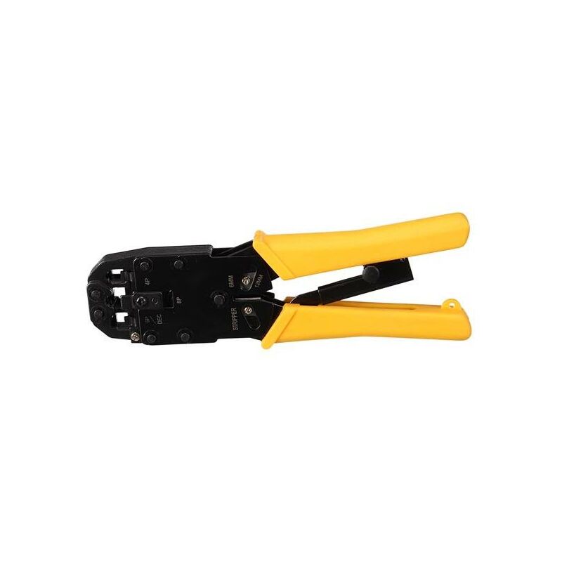 foto del prodotto perel crimpatore professionale per connettori modulari rj10 rj11 rj12 rj45