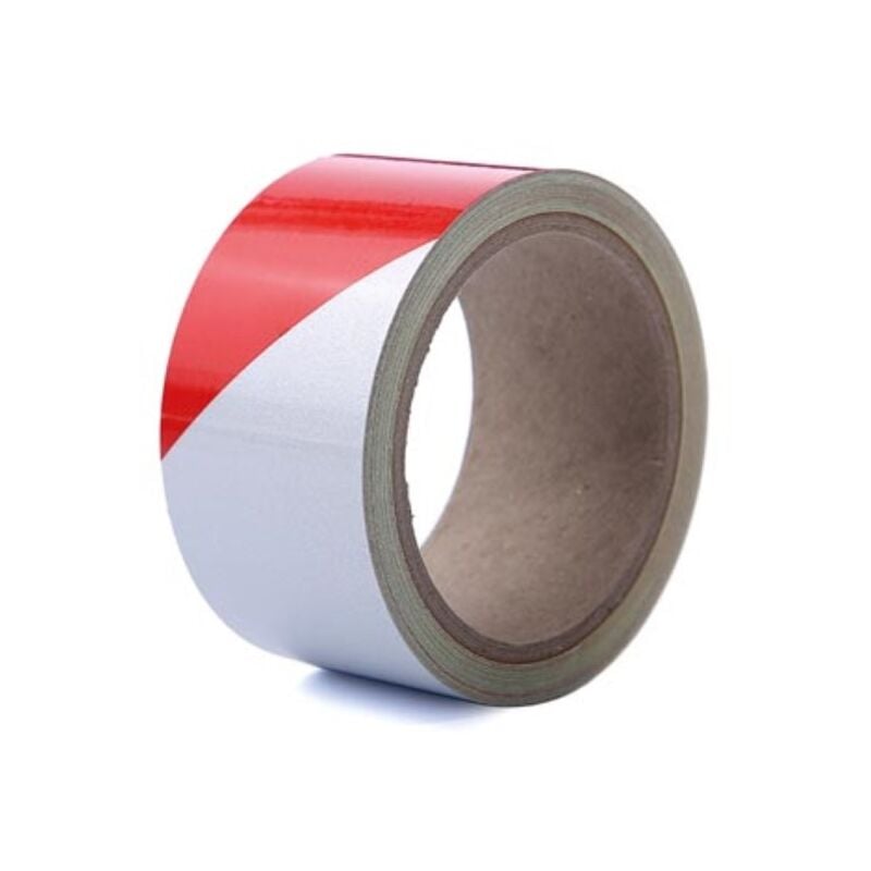 foto del prodotto perel nastro riflettente 5cm x 10m rosso bianco
