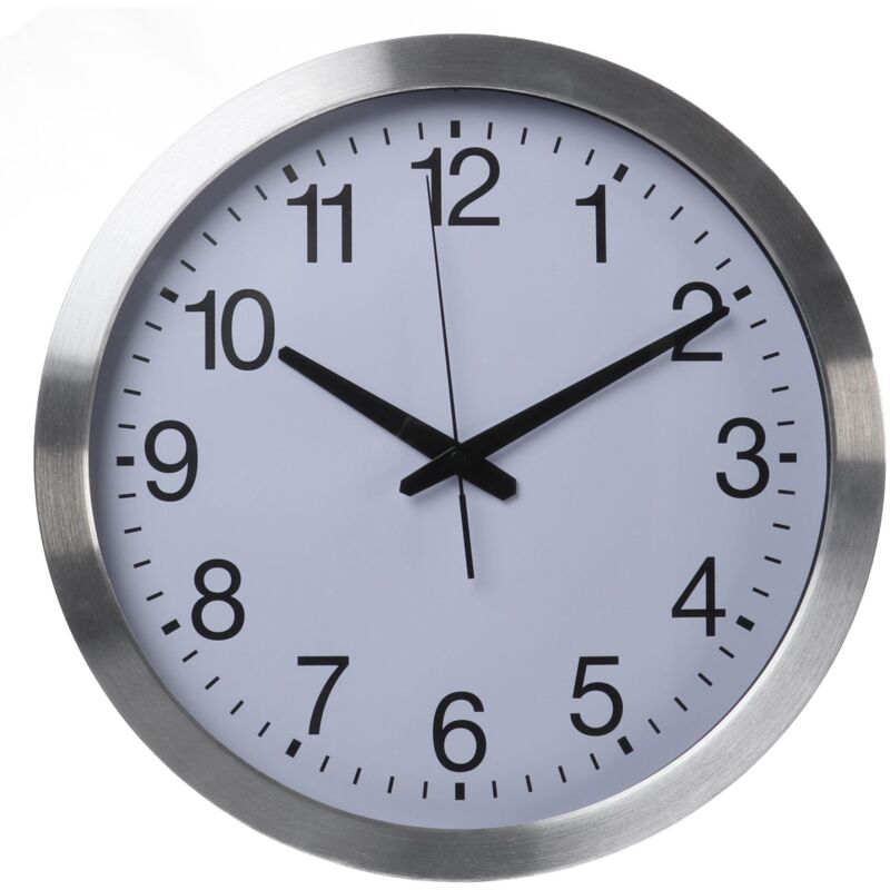 foto del prodotto perel orologio da parete in alluminio 40 cm