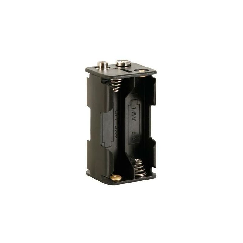 foto del prodotto perel porta batterie per 4 x aa cell con terminali a scatto 