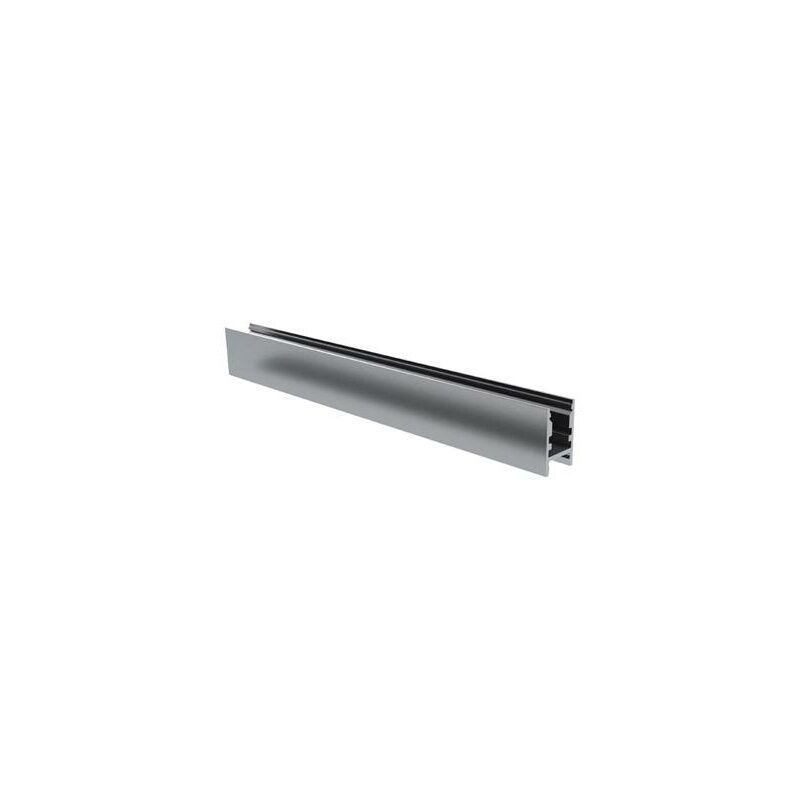 foto del prodotto perel profilo illuminante alu swiss per striscia led 6 8 mm anodizzato argento profilo led in alluminio 2 m